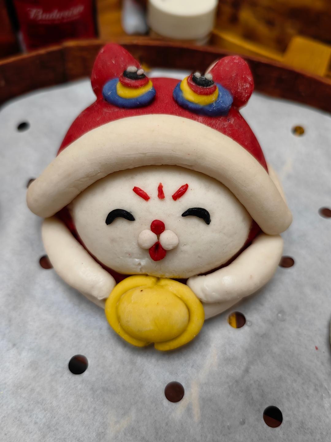 超火的醒狮兔馒头教程来了