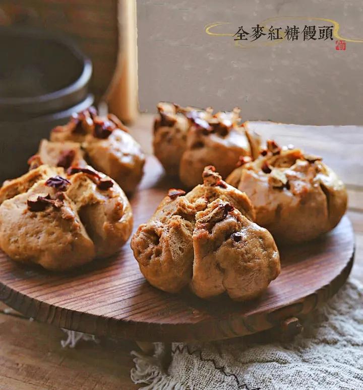 特香特细腻的波兰种红糖开花馒头