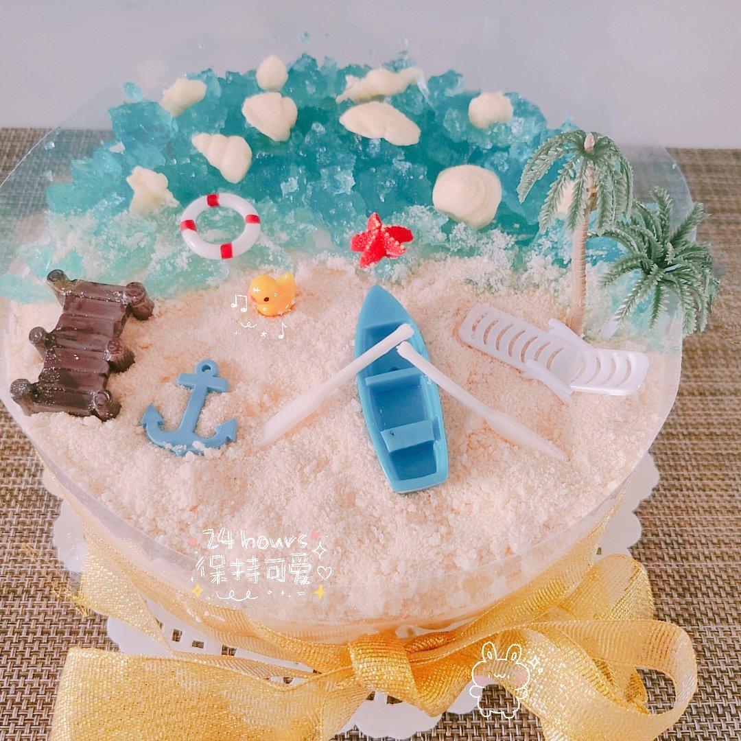 海洋酸奶慕斯蛋糕——乐众缤纷夏日烘焙大赛获奖作品