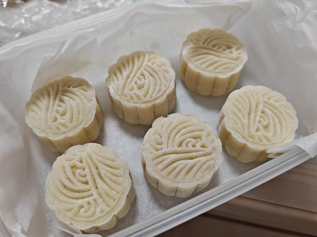 绿豆糕（不炒馅～也可当面包馅、冰皮月饼馅）