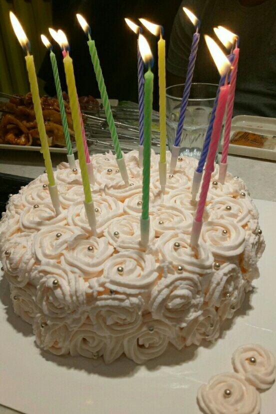 渐变玫瑰蛋糕——给自己的生日蛋糕