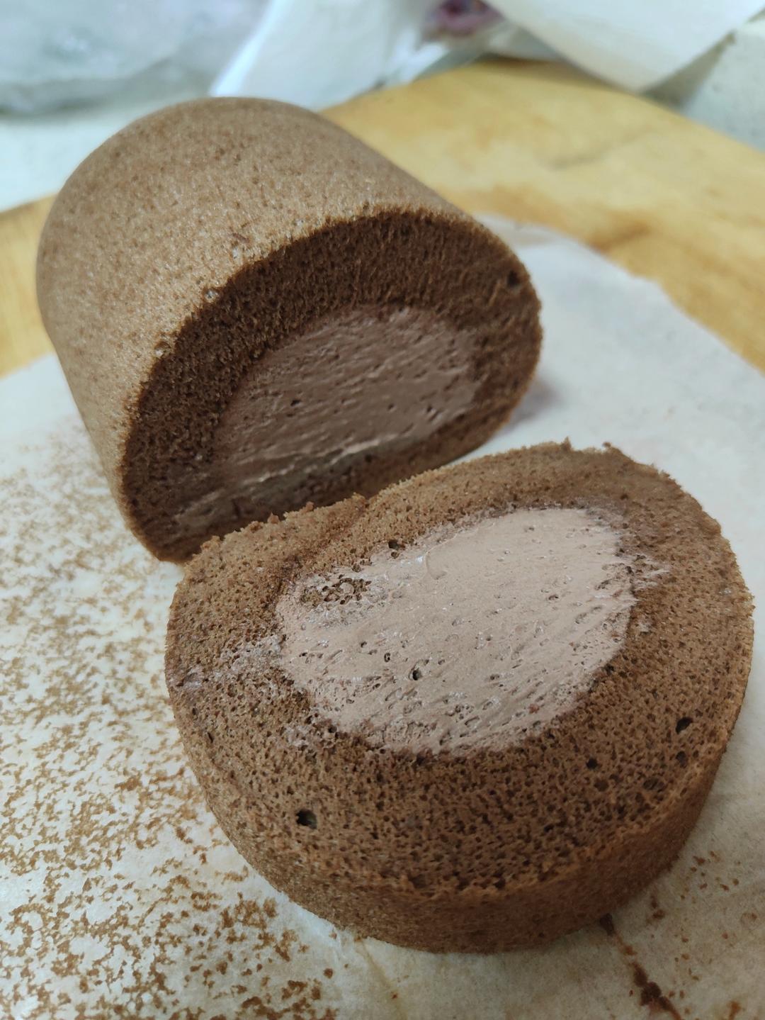 摩卡奥利奥咸奶油蛋糕卷