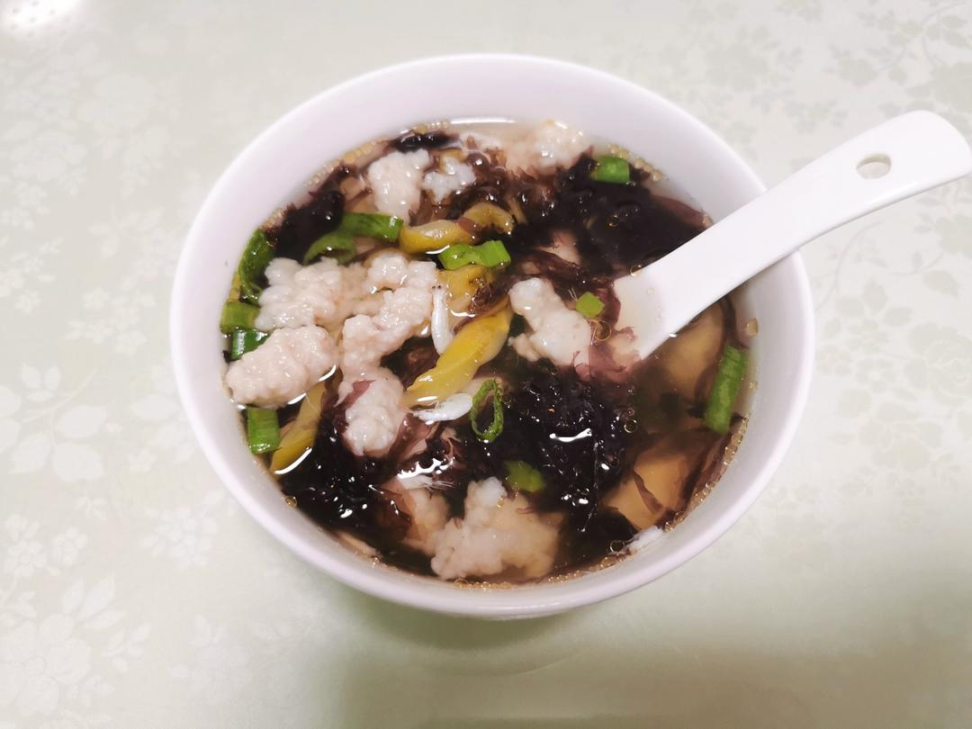 温州瘦肉丸，自制无添加剂快手做的猪肉羹