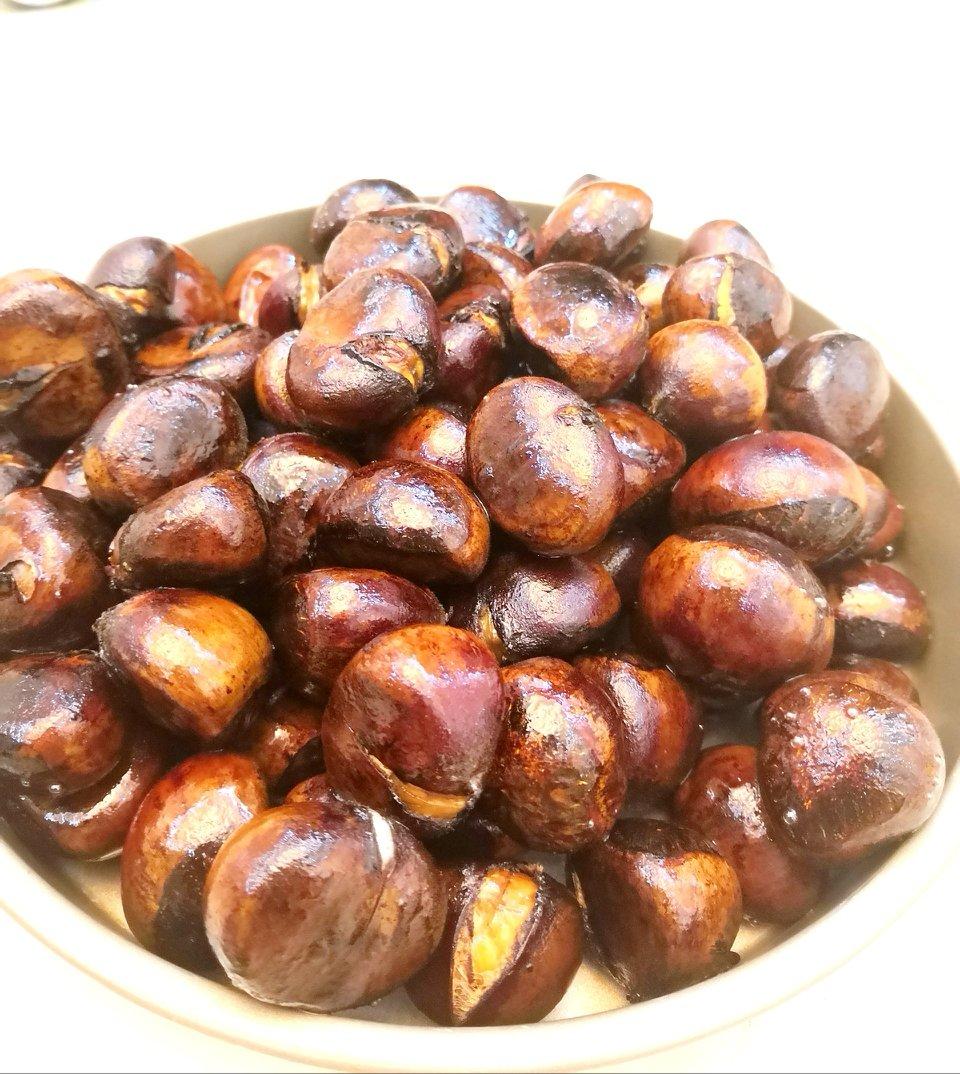 未遥未远做的铁锅炒板栗