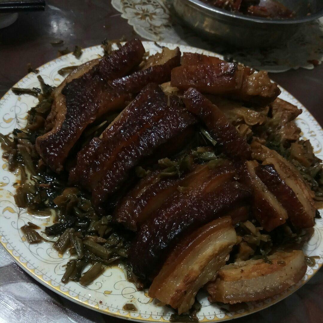 简单易行的梅干菜扣肉