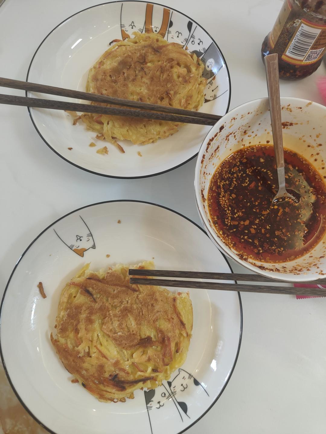 土豆饼(土豆胡萝卜丝饼)