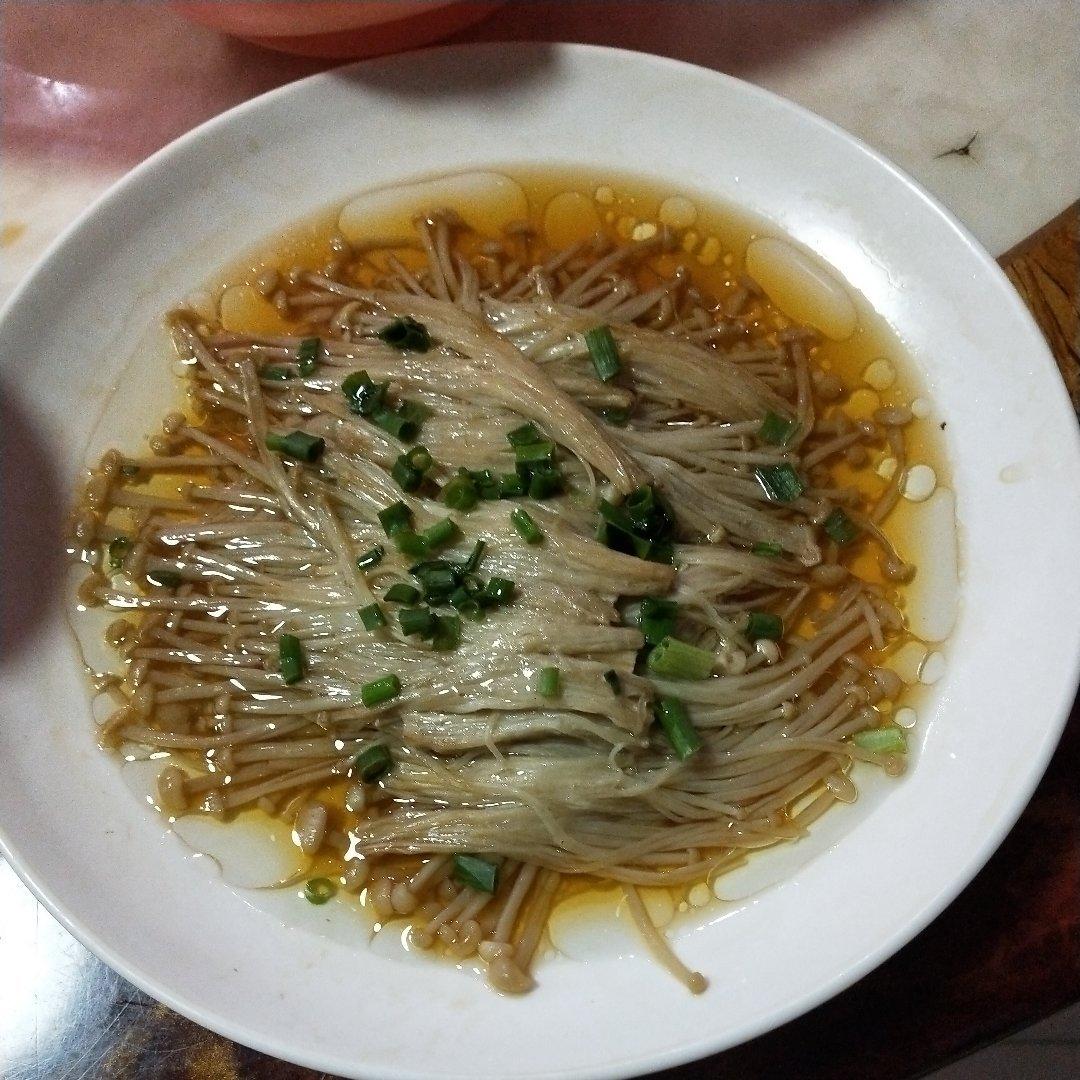 油泼金针菇