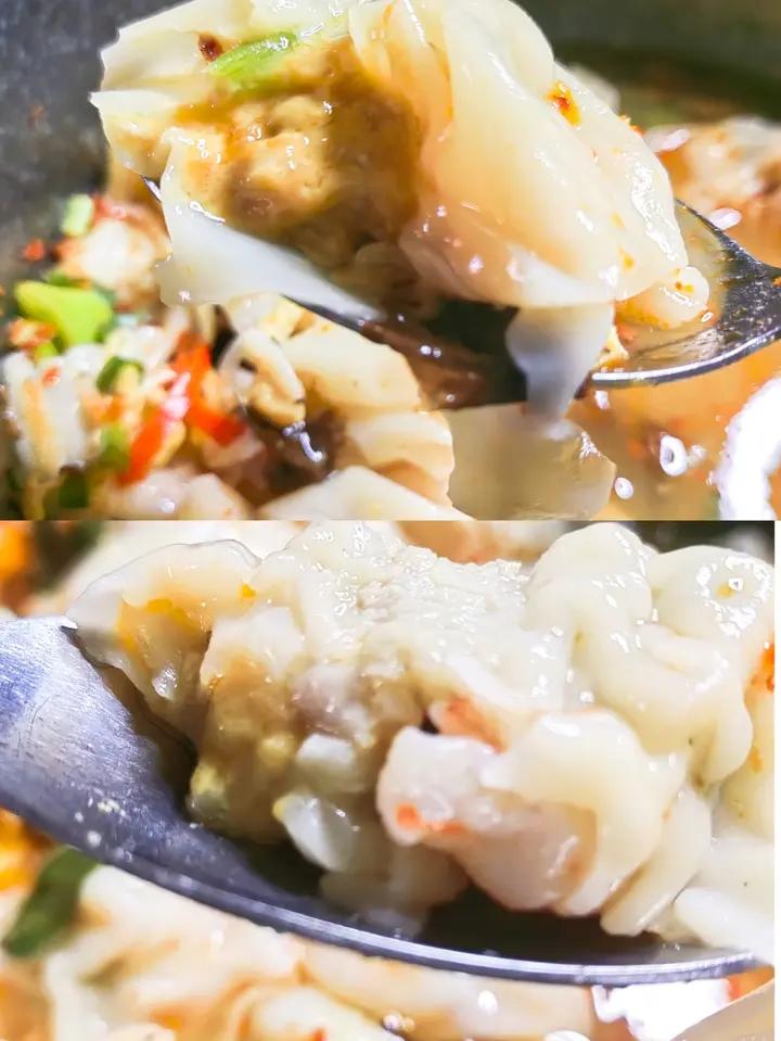 💯鲜美❗️虾仁肉馄饨（内附馄饨包法）