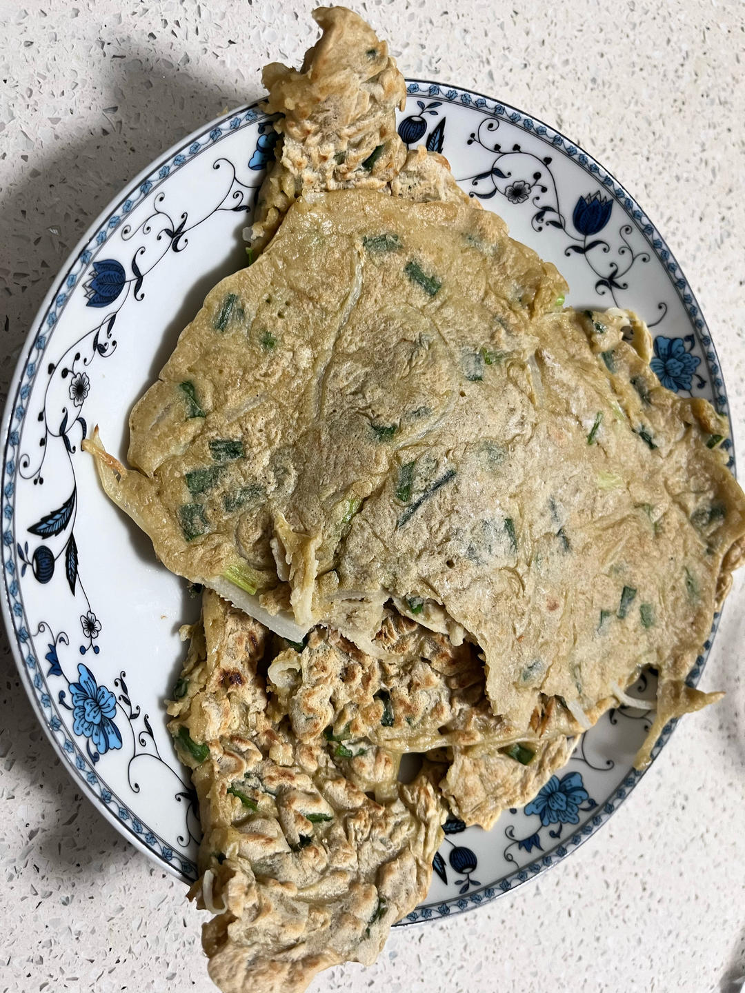 葱花萝卜丝莜面饼
