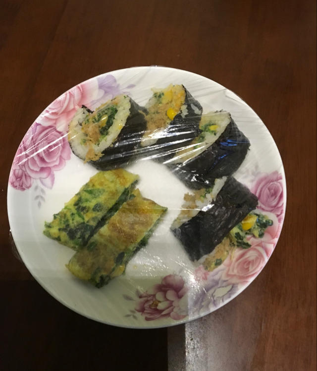 菠菜厚蛋烧