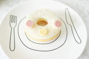 甜甜圈小熊三明治的做法 步骤5