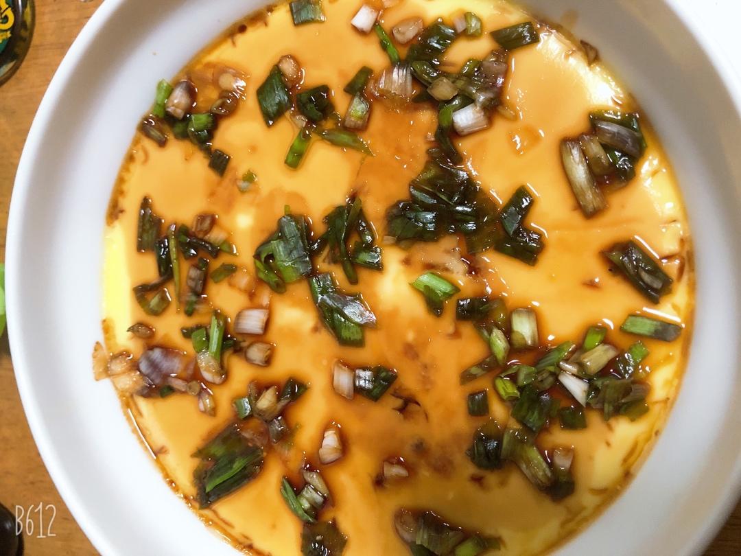 嫩滑水蒸蛋❗️简单几步就能做❗️❗️巨好吃～