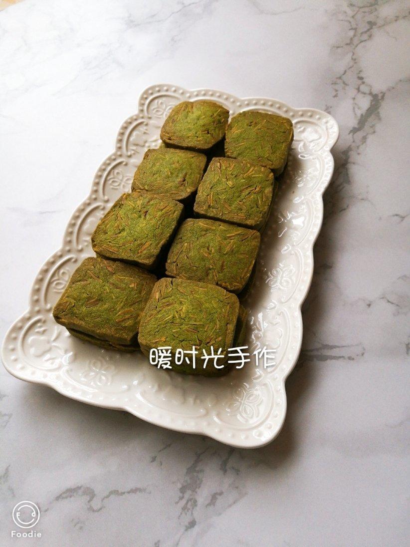 抹茶杏仁曲奇饼干