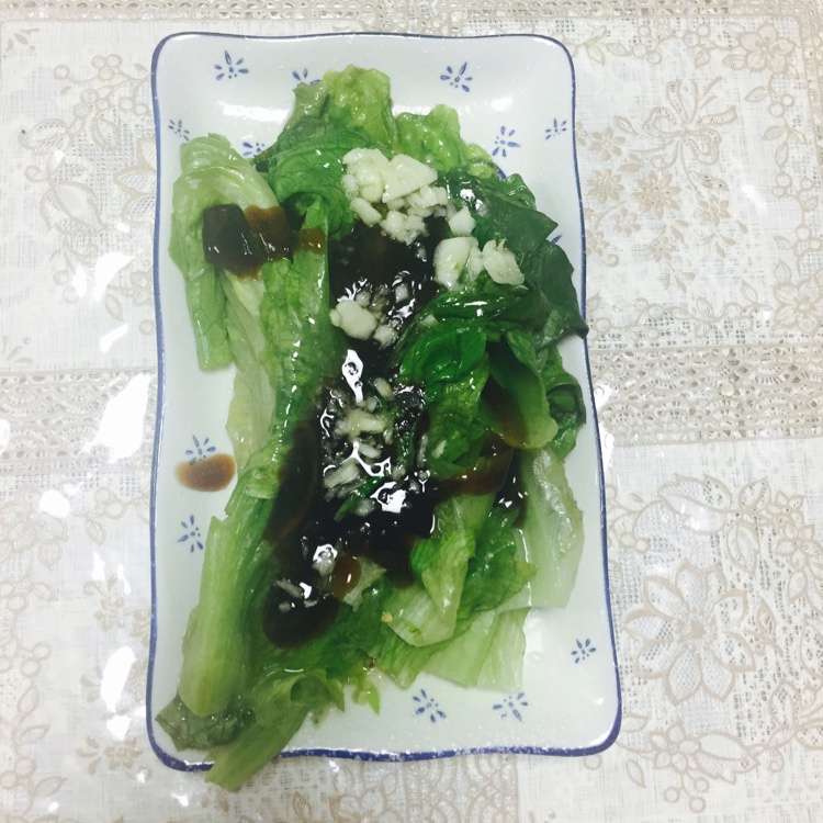 蚝油生菜（瘦身苦逼极致简约版）
