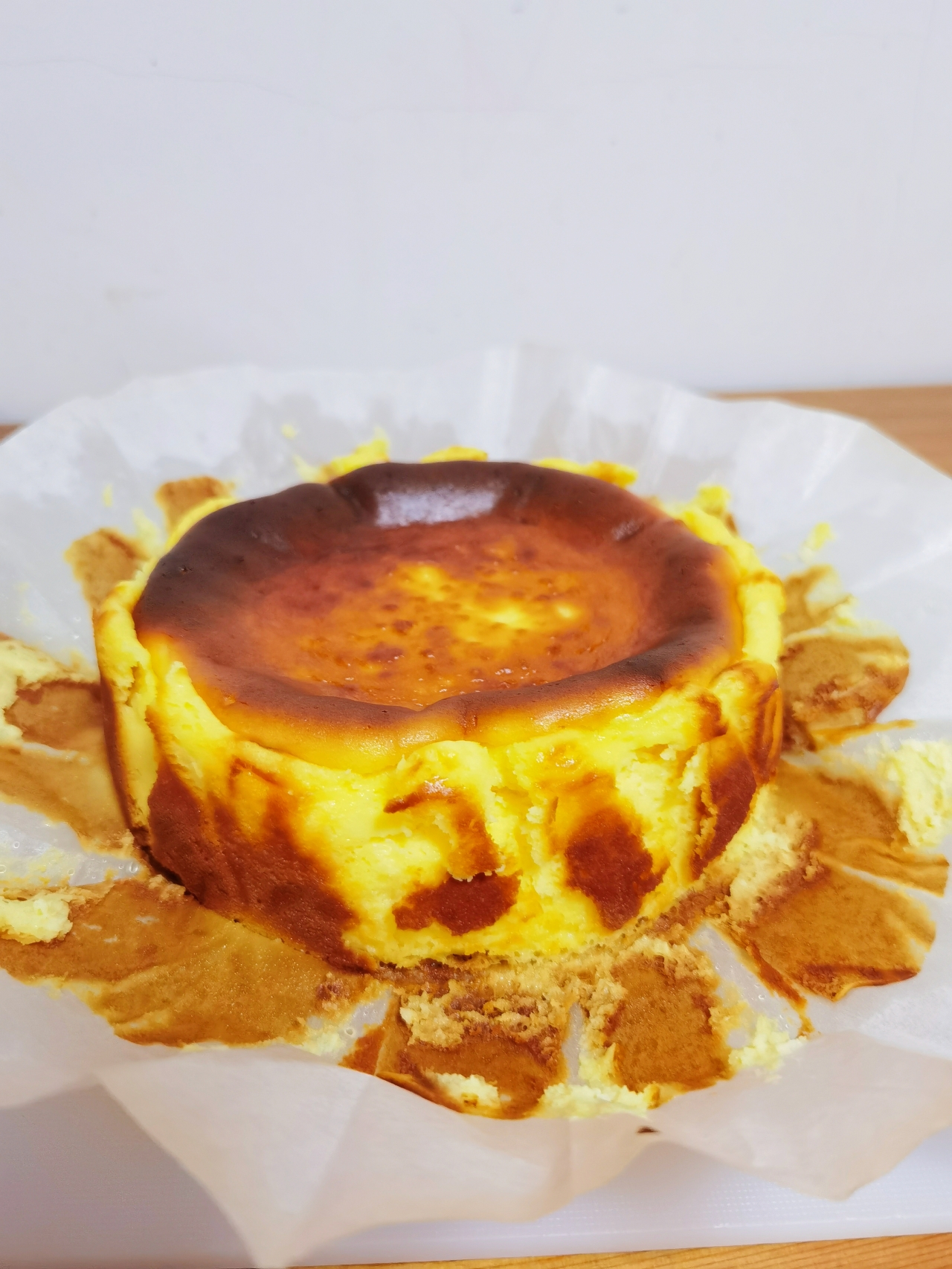 柠檬巴斯克芝士蛋糕    Basque cheesecake