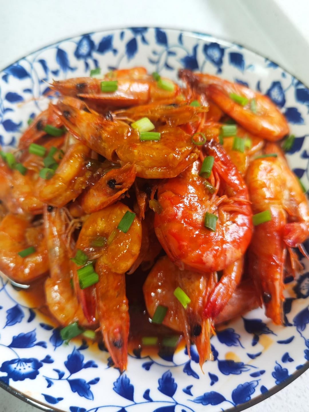 红焖大虾