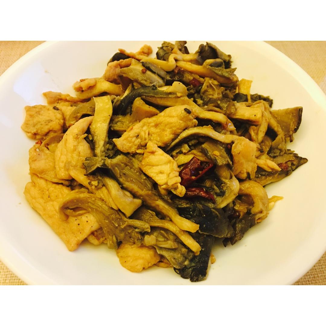 椒盐干煸平菇