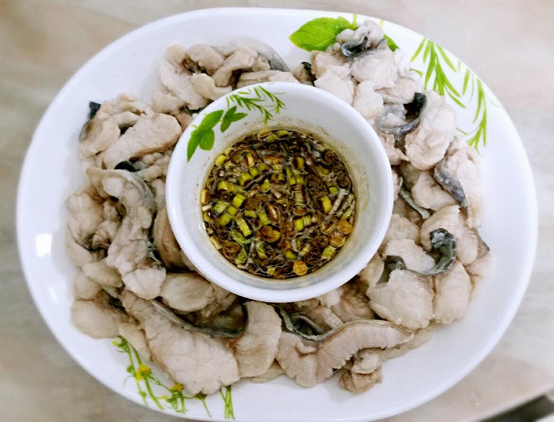 白灼鱼片的做法