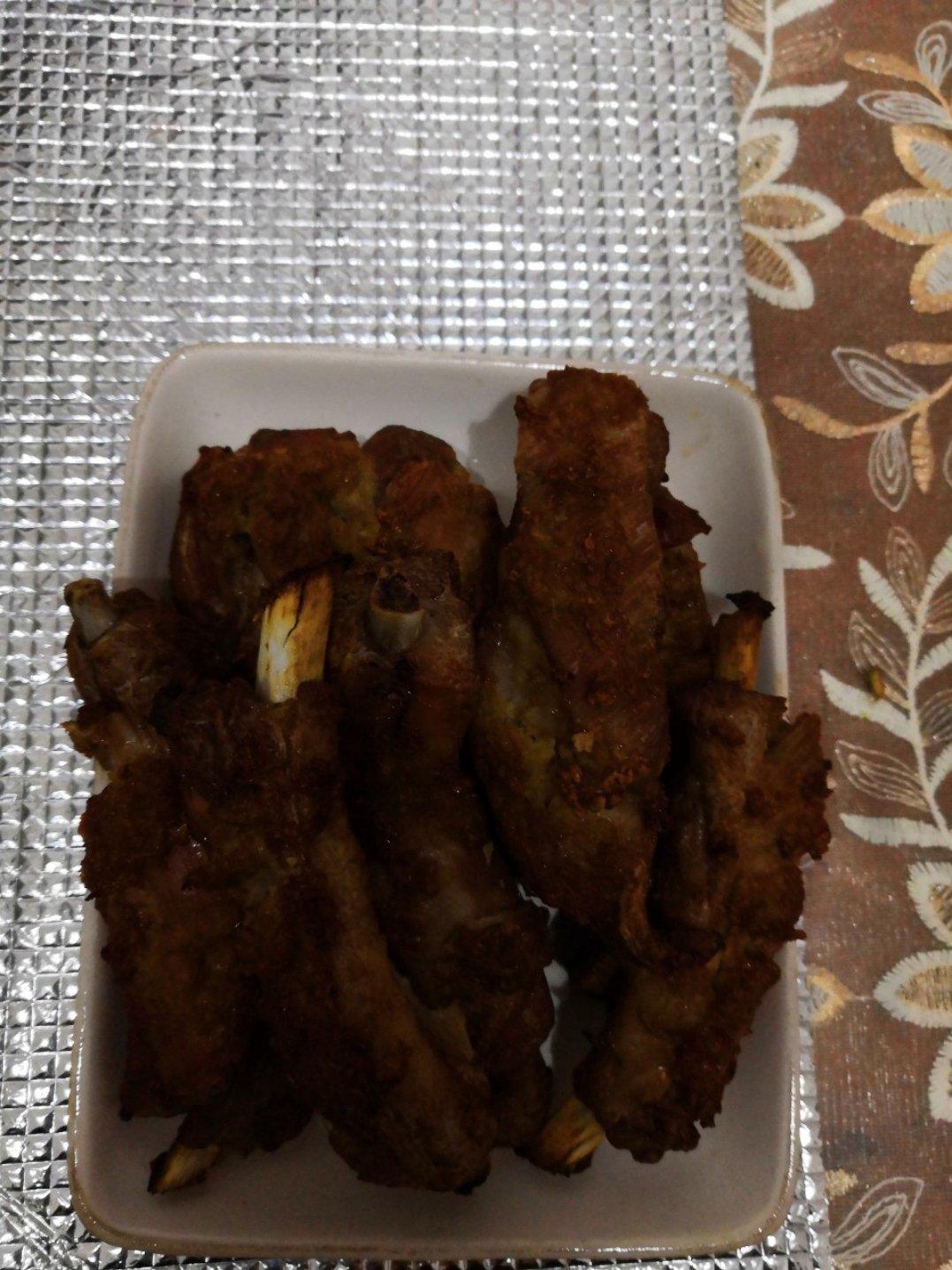 烤箱版蒜香排骨