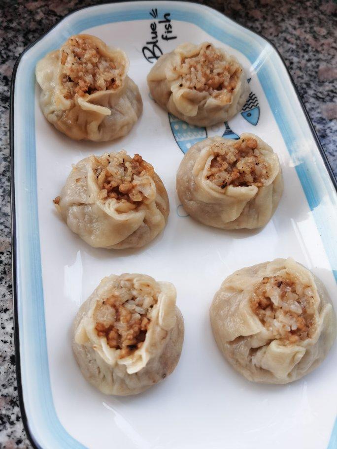 简易糯米烧卖（附烧卖包法）