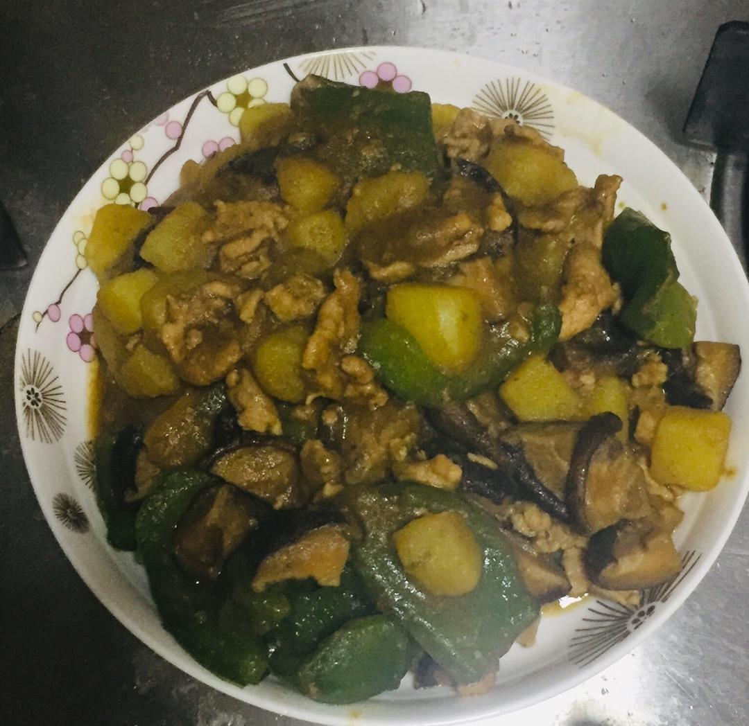 ㊙️香菇土豆肉沫拌饭❗️比外卖还好吃