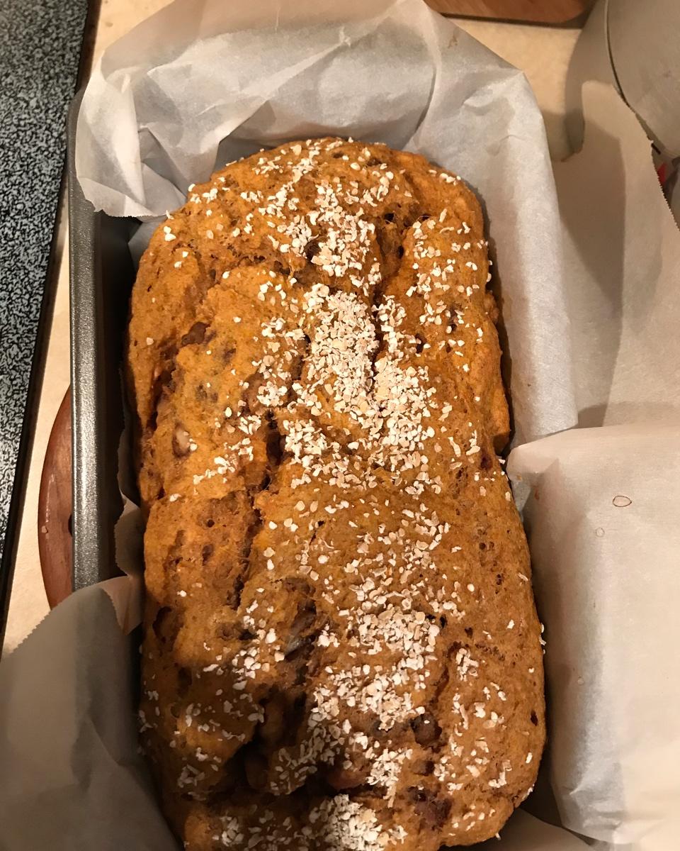 100%全麦南瓜核桃快手面包丨健康·烘焙