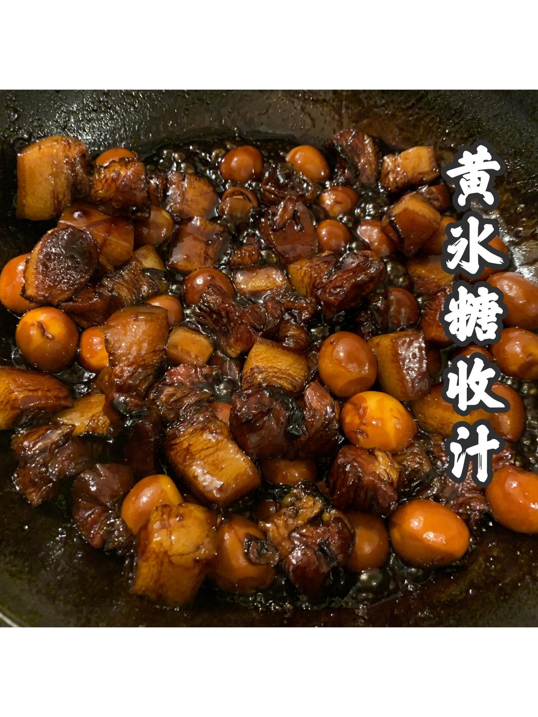 超容易的｜鹌鹑蛋红烧肉｜保证皮Q肉弹的做法 步骤5
