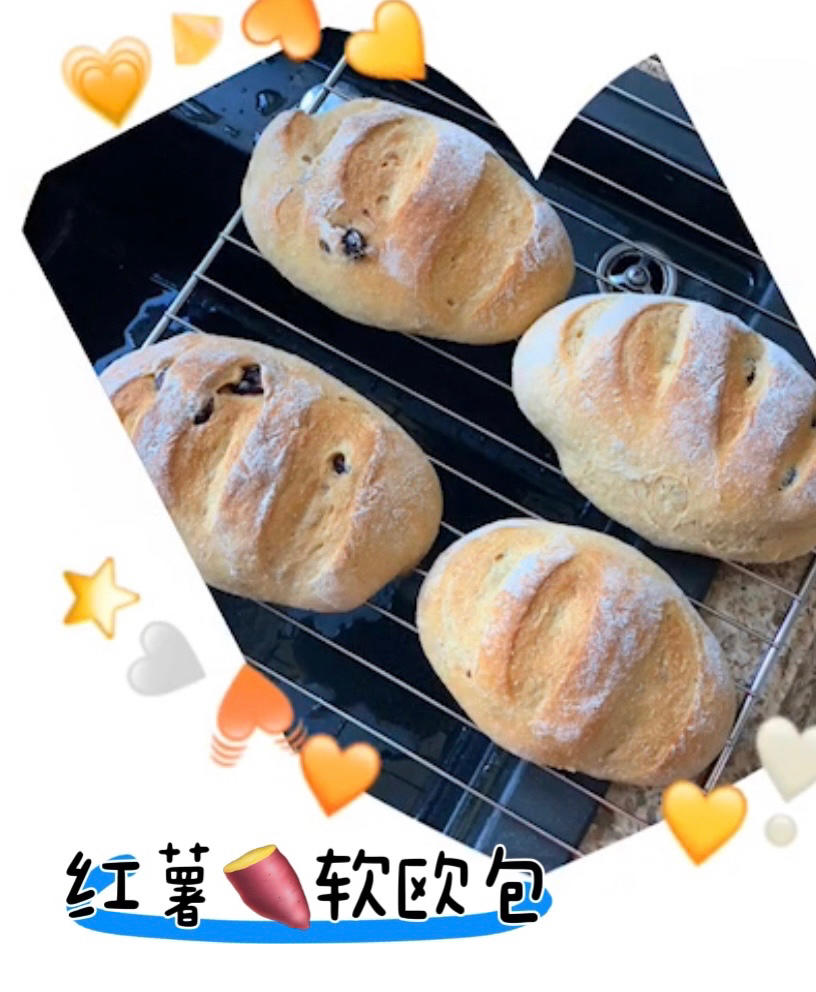 红薯软欧面包