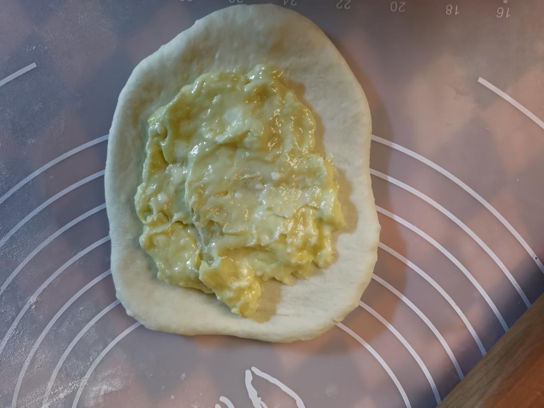 榴莲软欧包（还原奈雪，一次做法）