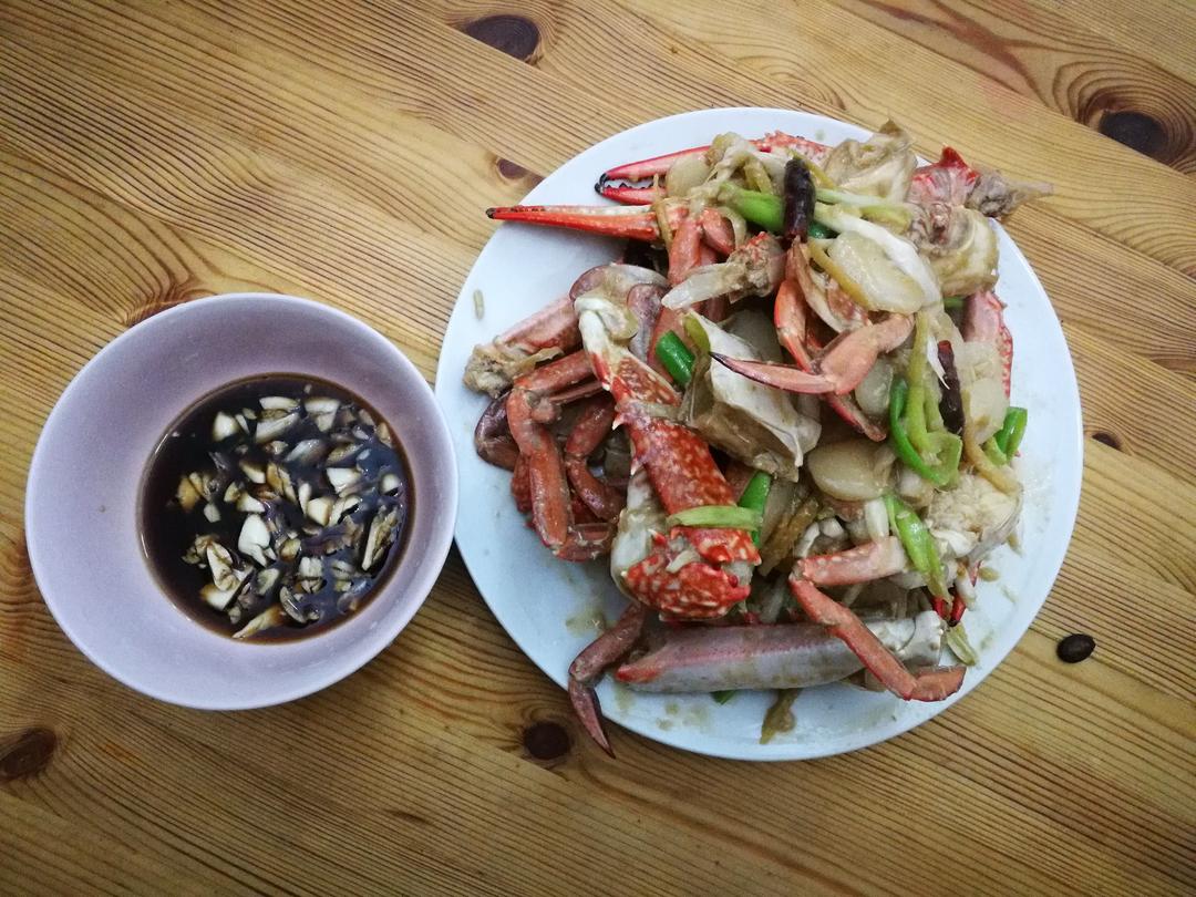 梭子蟹炒年糕