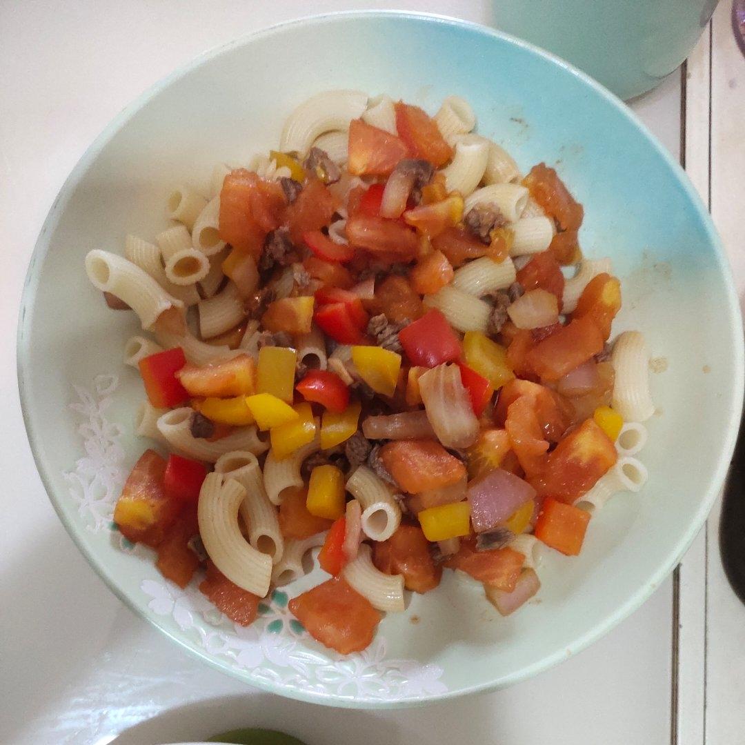 🍅番茄牛肉通心粉🥩做法超简单🍳小朋友最爱