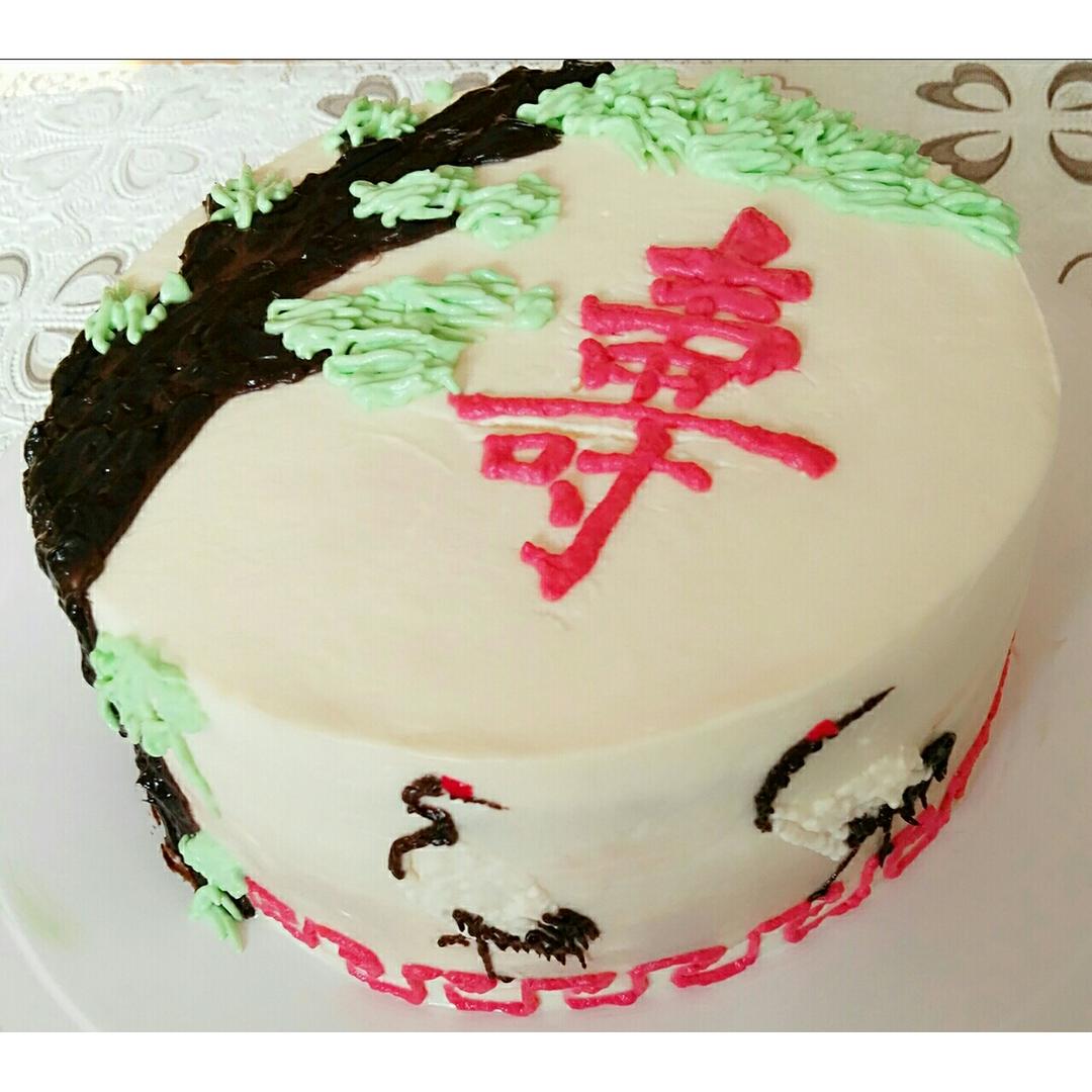 中国风蛋糕制作以及中文字模运用