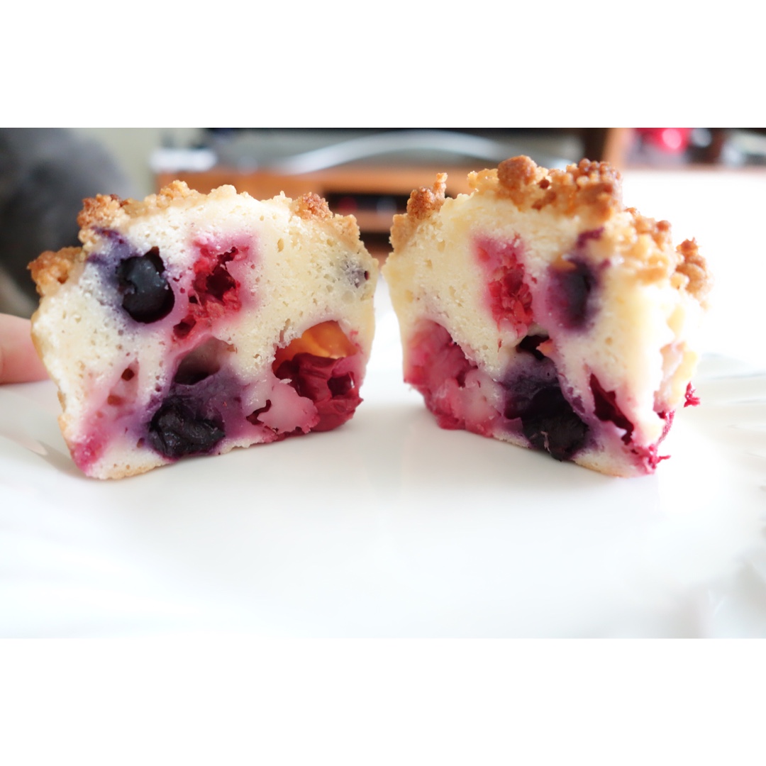 Let's picnic浆果开会优格马芬<Mixed Berry Yogurt Muffin>