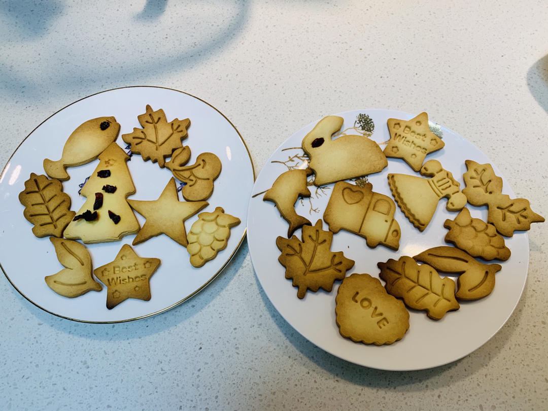 没有模具也能做的卡通饼干