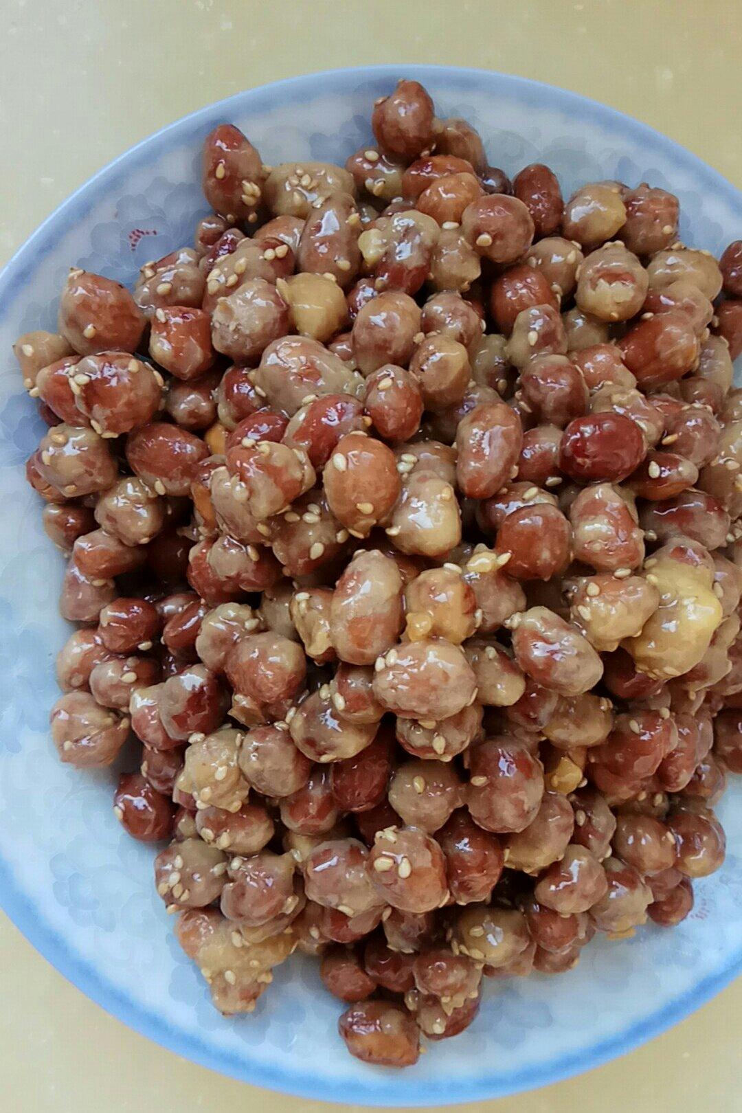 问心～ 做的糖裹花生米