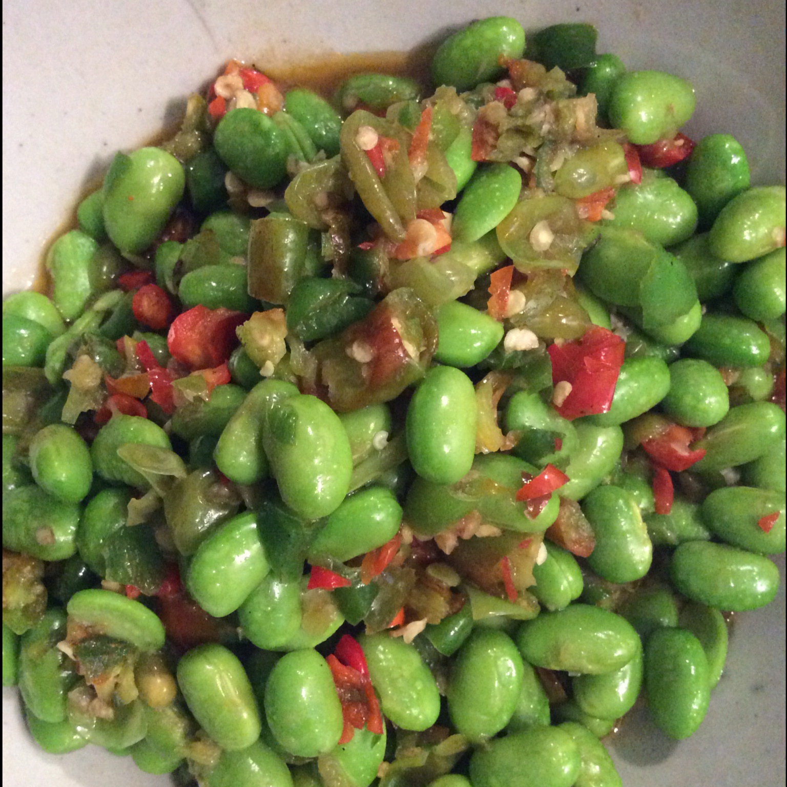 清炒毛豆子(超简单)