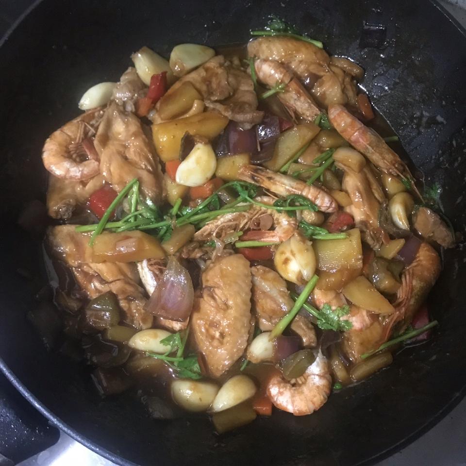 海阔天空651做的三汁焖锅