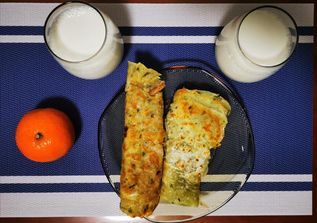 三分钟就可以做好孩子的早餐（手抓饼）