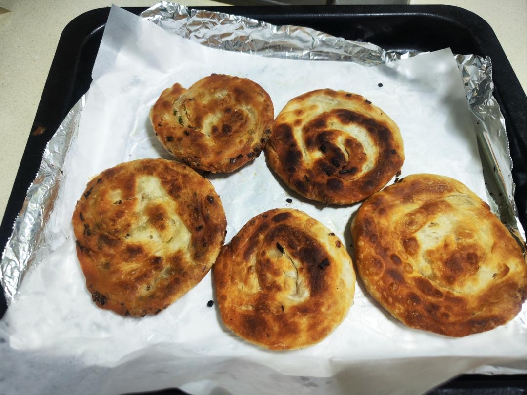 上海葱油饼-酥到掉渣