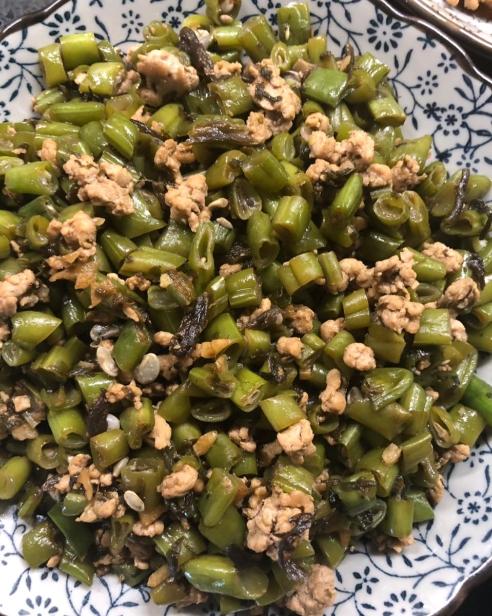 橄榄菜肉末四季豆