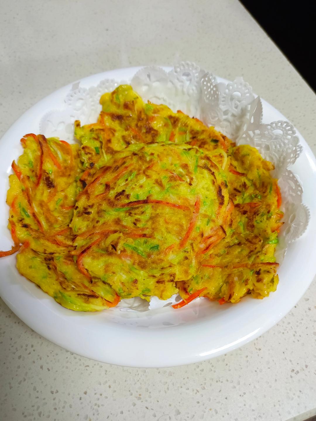 小吃糕点-蔬菜鸡蛋饼