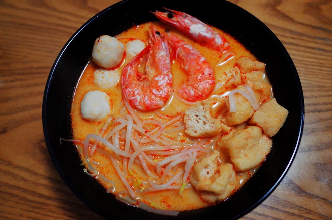 潮汐酱做的娘惹叻沙