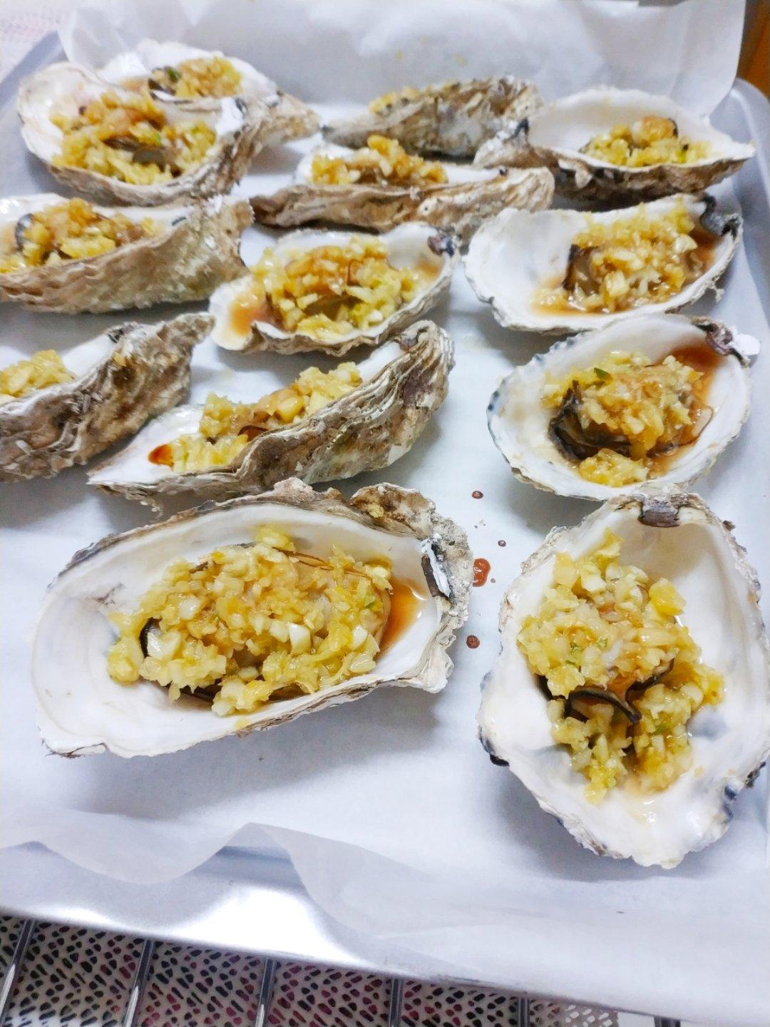 蒜蓉烤生蚝（烤箱版首发）