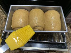 全麦吐司（面包机+烤箱版）的做法 步骤12