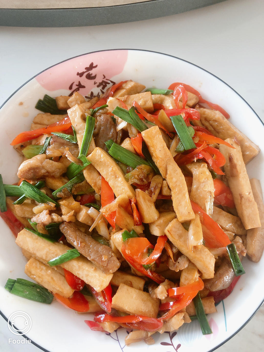 白豆腐干炒肉