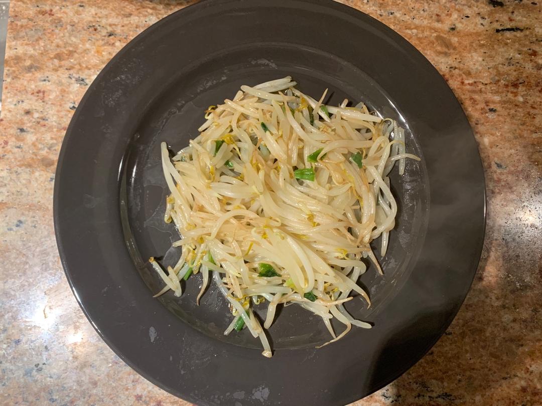 葱香绿豆芽