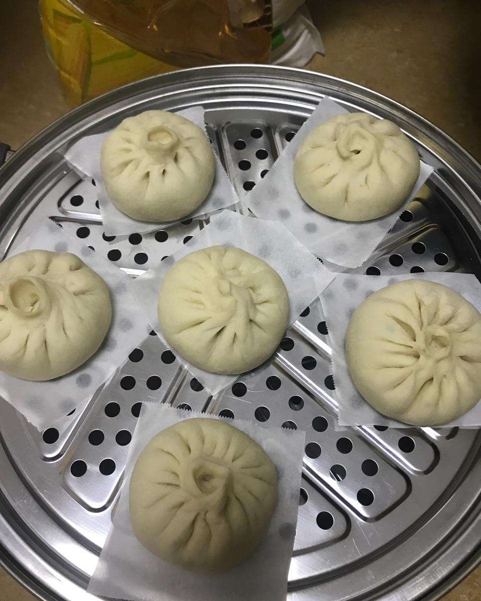 猪肉包子（附视频。一次性发酵。）