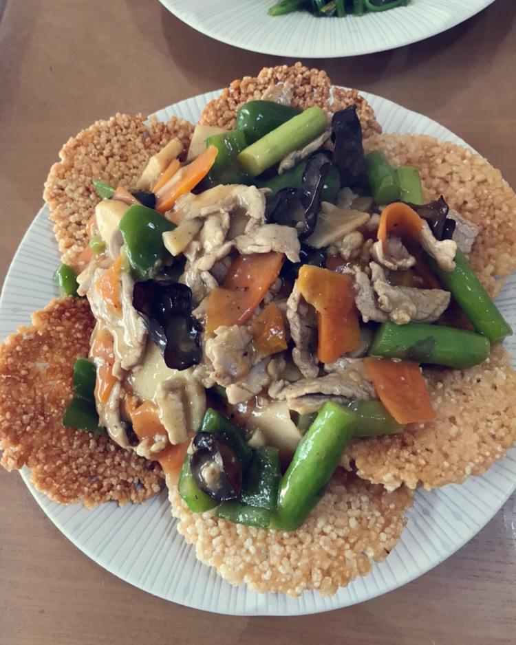 堂妈教你做锅巴肉片