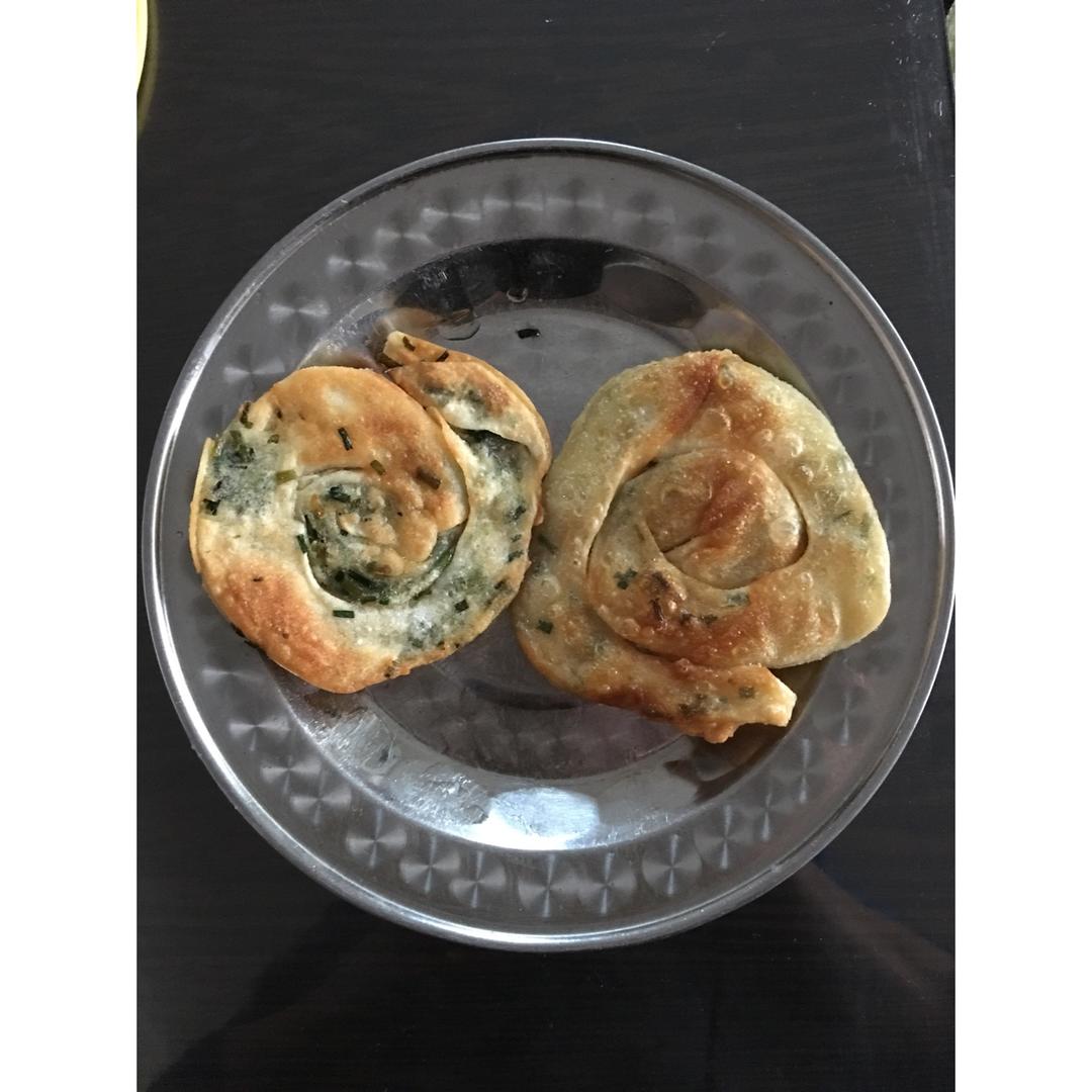 饺子皮葱油饼