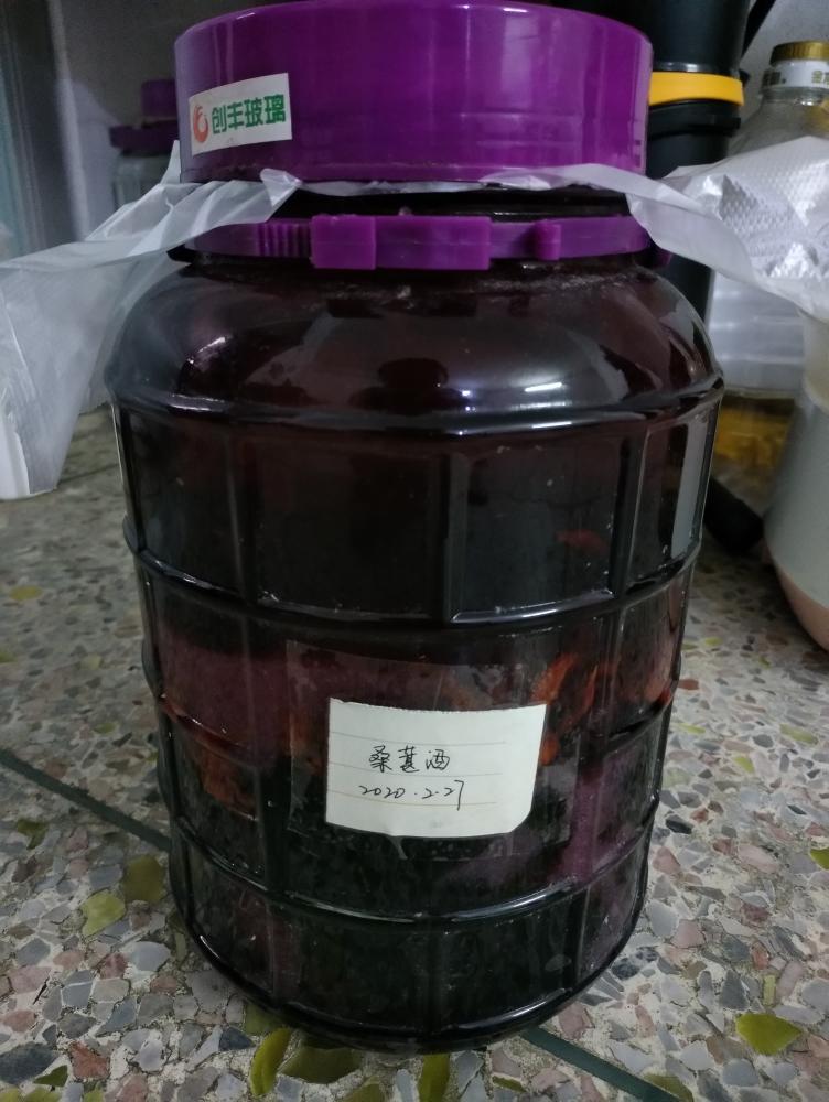 桑葚枸杞酒的做法